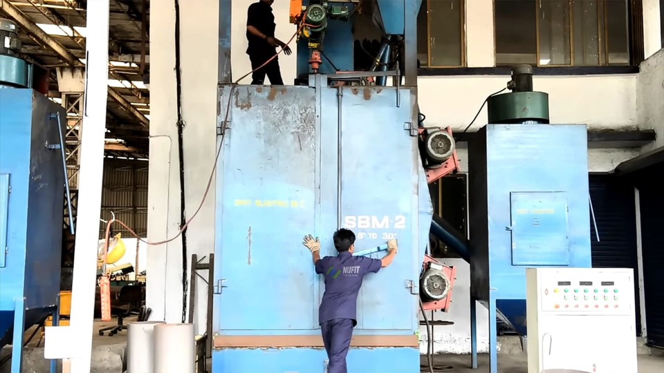 worker working in factory